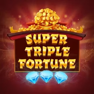 Super Triple Fortune slot logo by Greentube at Wonaco Casino